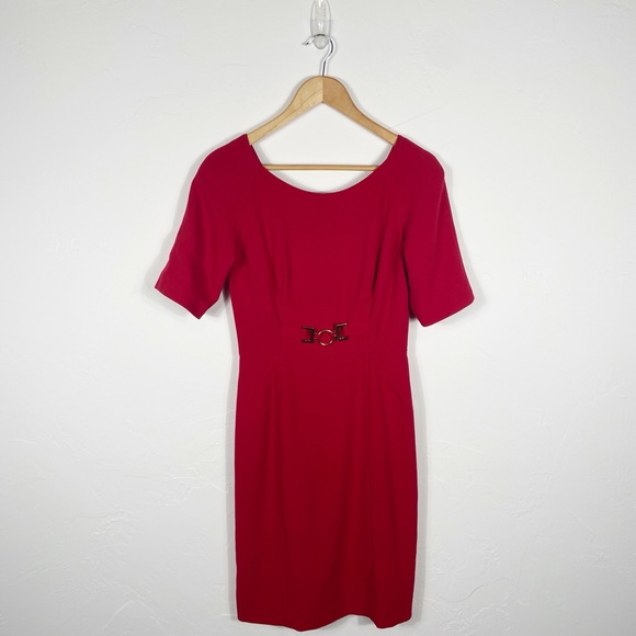 Tahari Red Dress - Picture 1 of 5